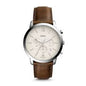 FOSSIL NEUTRA CHRONOGRAPH BROWN LEATHER WATCH - FS5380