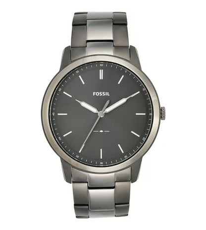 Fossil The Minimalist Three-Hand Grey Dial Smoke  FS5459(M)
