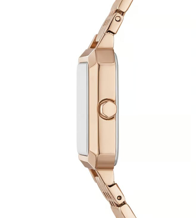 ARMANI EXCHANGE LEILA SILVER DIAL ROSE GOLD TONE WATCH GIFT SET AX7164SET (W)