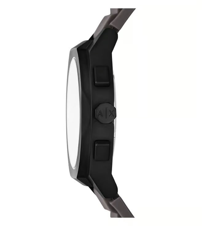ARMANI EXCHANGE SYNC GRAY CHRONOGRAPH LEATHER STRAP WATCH AX4191 (M)