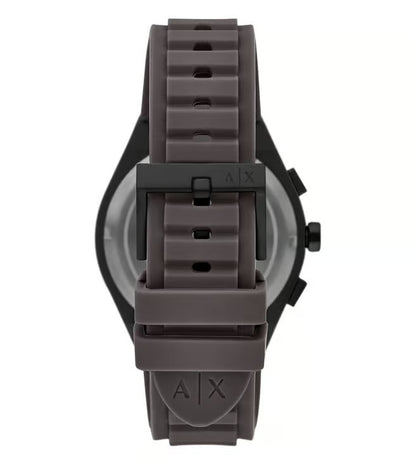 ARMANI EXCHANGE SYNC GRAY CHRONOGRAPH LEATHER STRAP WATCH AX4191 (M)