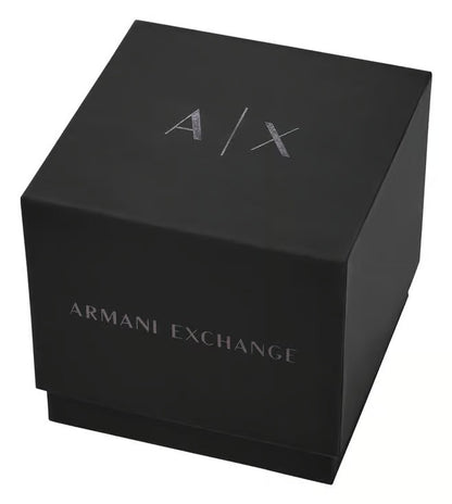 ARMANI EXCHANGE SYNC GRAY CHRONOGRAPH LEATHER STRAP WATCH AX4191 (M)