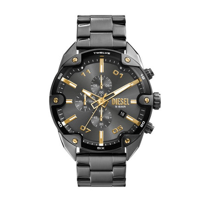 DIESEL CLIFFHANGER CHRONOGRAPH GUNMETAL STEEL WATCH DZ4669 (M)