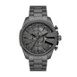 DIESEL MEGA CHIEF GUNMETAL GRAY CHRONOGRAPH WATCH DZ4676 (M)
