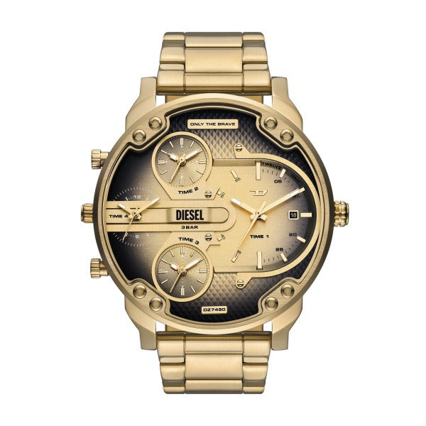 DIESEL CLIFFHANGER CHRONOGRAPH BLACK & GOLD DZ7490 (M)