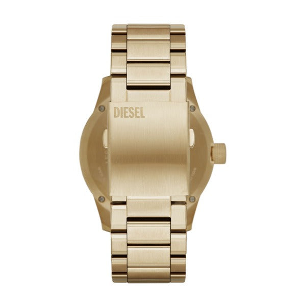 DIESEL RASP GOLD-TONE SUNRAY DIAL WATCH DZ1761 (M)