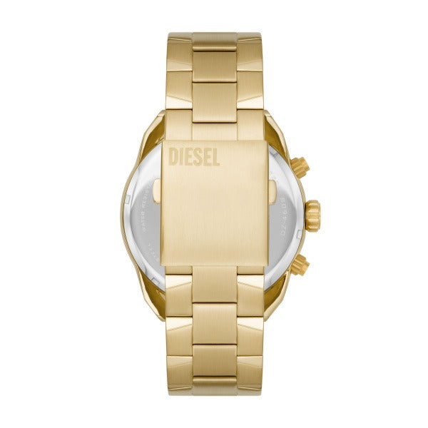 DIESEL SPIKED GOLD-TONE CHRONOGRAPH WATCH DZ4608 (M)