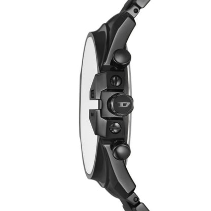 DIESEL MEGA CHIEF BLACK DIAL WATCH DZ4689 (M)