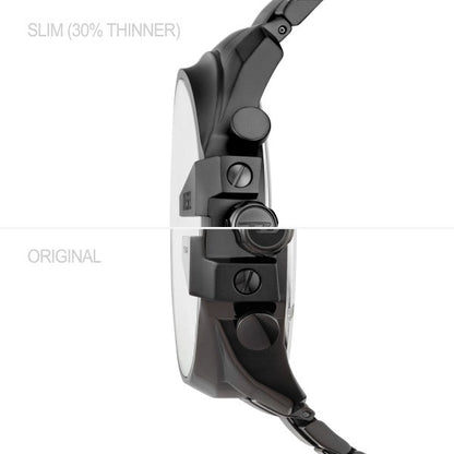 DIESEL MEGA CHIEF GUNMETAL GRAY CHRONOGRAPH WATCH DZ4676 (M)