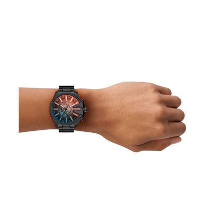 DIESEL MEGA CHIEF BLACK DIAL WATCH DZ4689 (M)