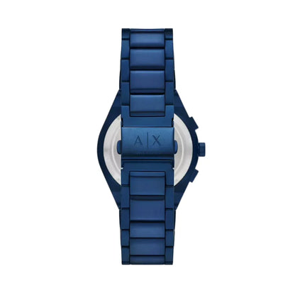 ARMANI EXCHANGE SYNC BLUE CHRONOGRAPH STAINLESS STEEL WATCH AX4189 (M)