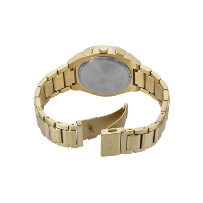 ARMANI EXCHANGE BLACK DIAL GOLD TONE STAINLESS STEEL WATCH AX4180 (M)