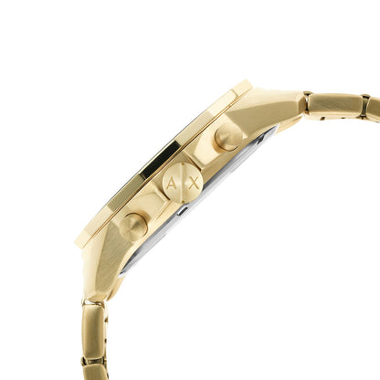 ARMANI EXCHANGE GRAY DIAL GOLD TONE CHRONOGRAPH WATCH AX1721 (M)