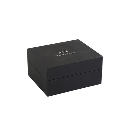 ARMANI EXCHANGE CAYDE BLACK DIAL STAINLESS STEEL WATCH AX2701 (M)