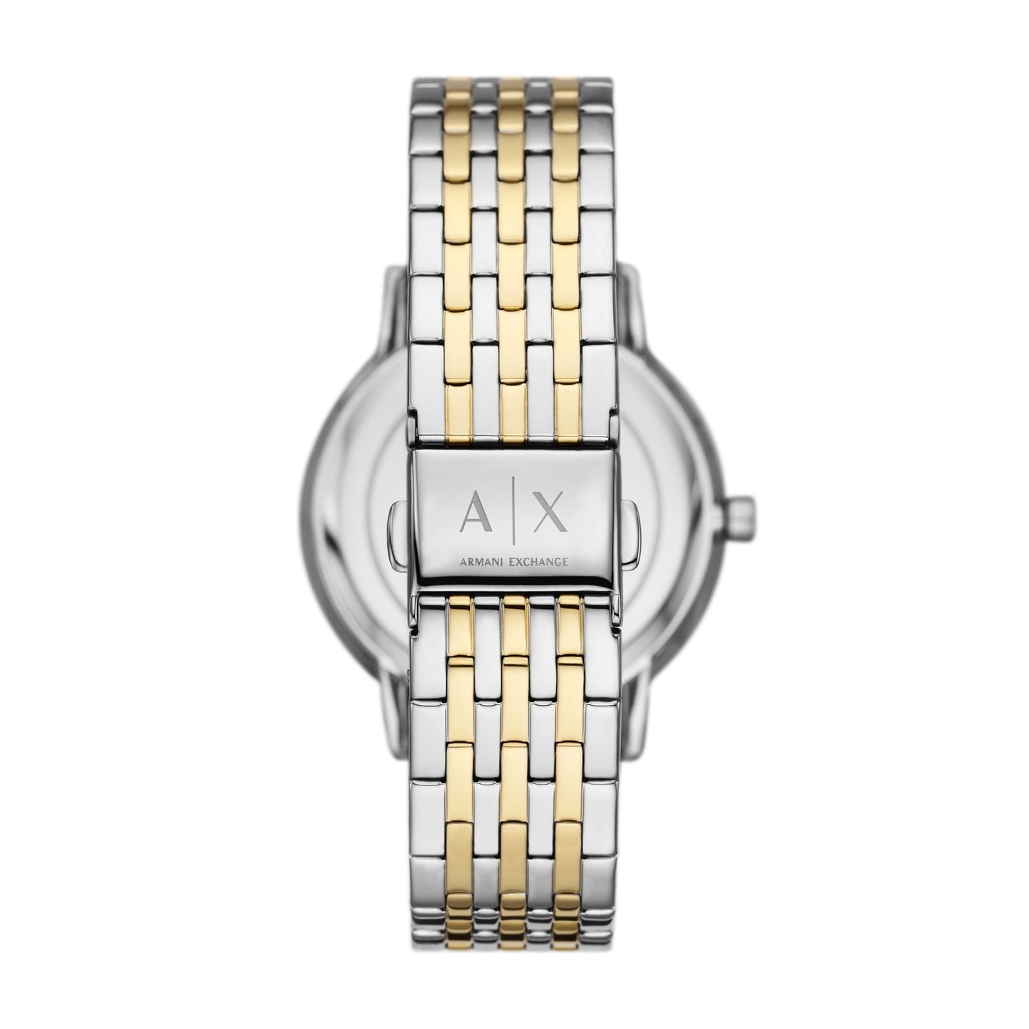 ARMANI EXCHANGE LOLA WHITE DIAL TWO-TONE STAINLESS STEEL WATCH GIFT SET AX7156SET (W)