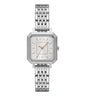 ARMANI EXCHANGE SILVER RECTANGULAR DIAL STAINLESS STEEL WATCH AX5724 (W)