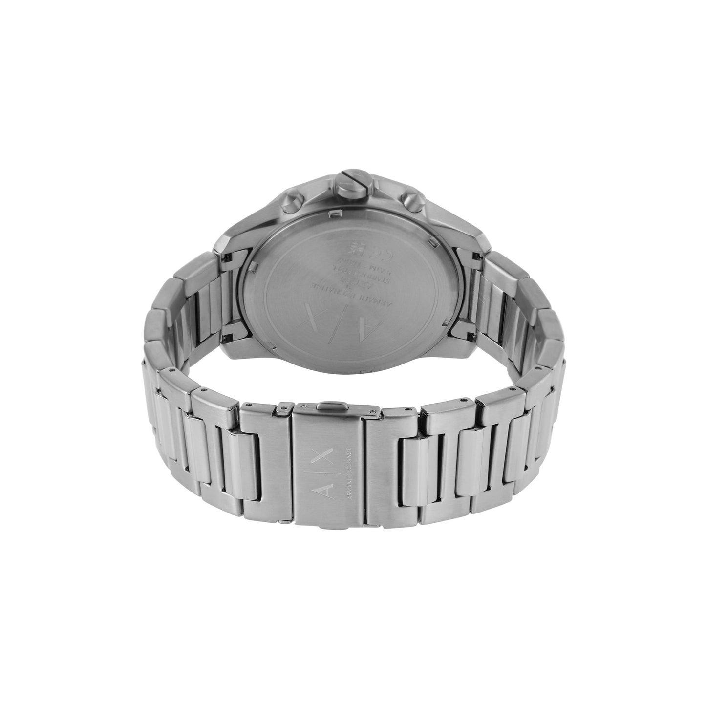 ARMANI EXCHANGE BANKS BLACK DIAL STAINLESS STEEL CHRONOGRAPH WATCH AX1720 (M)