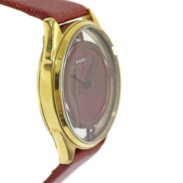 Marc Jacobs Tether Women's Red Leather Watch