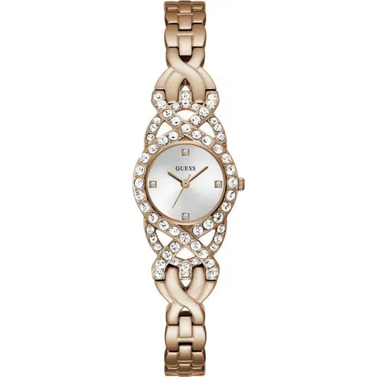 GUESS ELEGANT STAINLESS STEEL QUARTZ ANALOG WATCH
