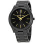 MICHAEL KORS - SLIM RUNWAY BLACK STAINLESS STEEL WATCH - MK3221 (W)