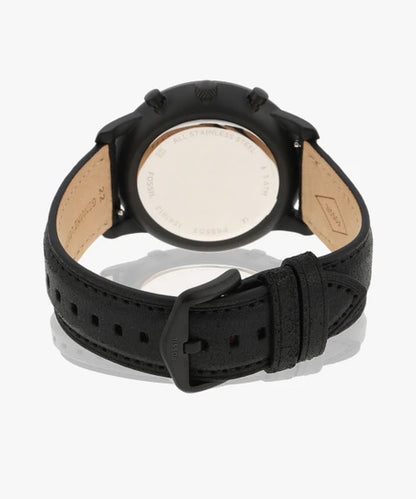 FOSSIL NEUTRA CHRONOGRAPH BLACK LEATHER WATCH - FS5503