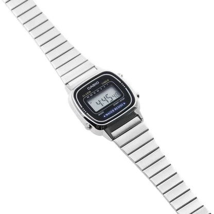 Casio LA670WA-1 Classic Black Silver Digital Watch
