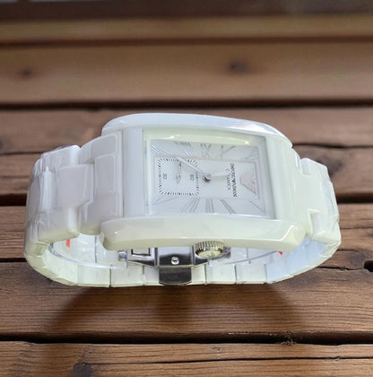 EMPORIO ARMANI CERAMICA WHITE CERAMIC MEN'S WATCH