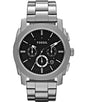 FOSSIL MACHINE CHRONOGRAPH BLACK DIAL STAINLESS STEEL MEN'S WATCH FS4776
