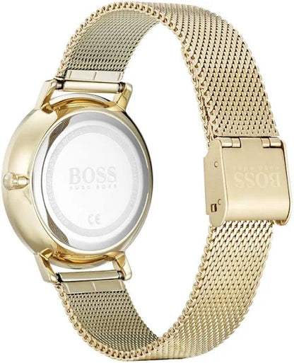 BOSS Infinity Ladies Gold Stainless Steel Watch – 1502520