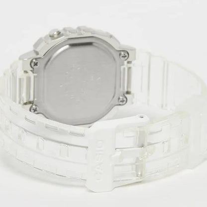 CASIO ILLUMINATOR TRANSLUCENT BAND ALARM CHRONOGRAPH RESIN BAND LA-20WHS-7ACF (M)