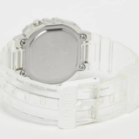 CASIO ILLUMINATOR TRANSLUCENT BAND ALARM CHRONOGRAPH RESIN BAND LA-20WHS-7ACF (M)