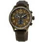 TISSOT CHRONO XL KHAKI DAIL KHAKI DIAL LEATHER MEN'S WATCH 45MM - T116.617.36.092.00