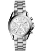 MICHAEL KORS - SILVER-TONE MINI BRADSHAW LADIES WATCH - MK6174 (W)